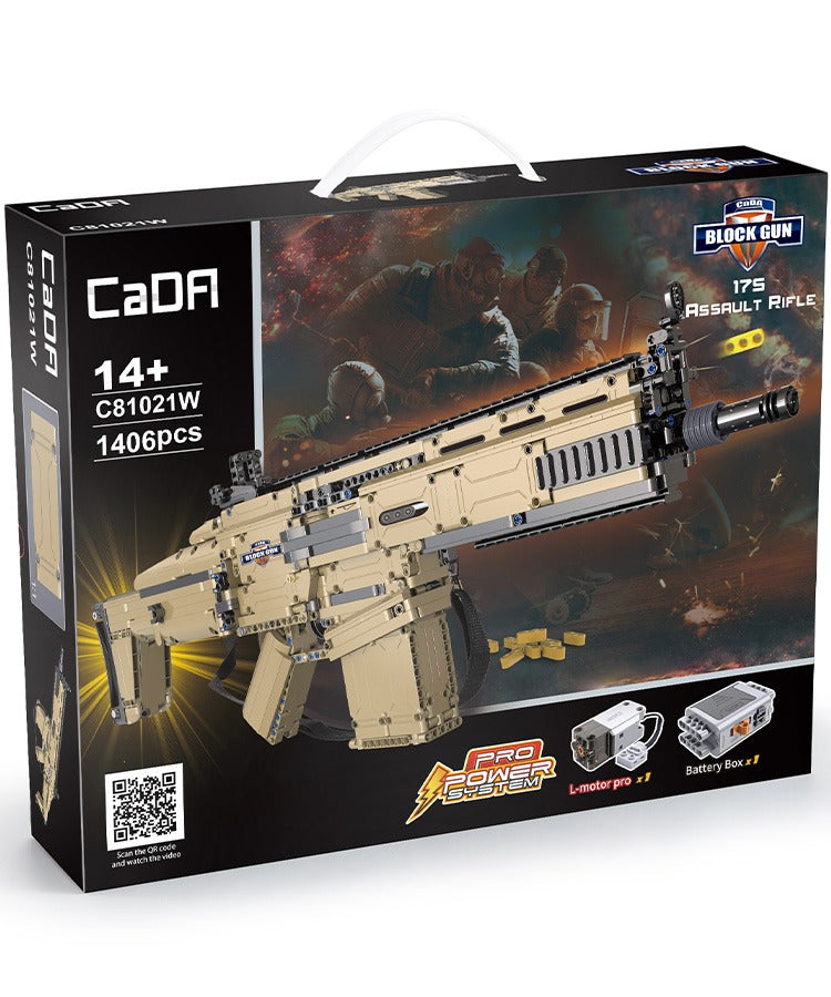 CaDA Military Bricks - Scar Assault Rifle