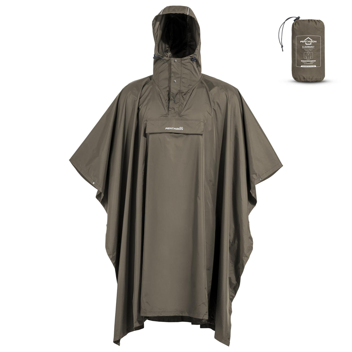 Pentagon Cloudburst Poncho Pentagon