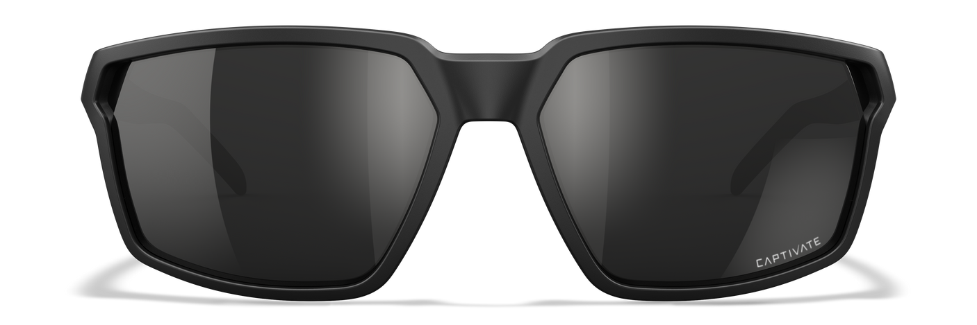 Wiley X WX Sierra CAPTIVATE™ Polarized Black Mirror