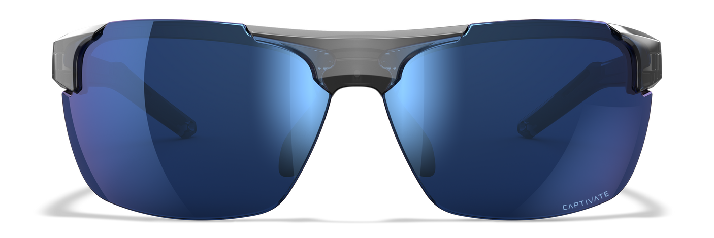 Wiley X WX Prime CAPTIVATE™ Polarized Blue Mirror