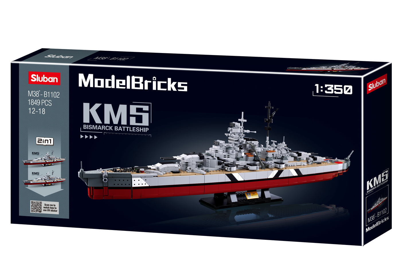 Sluban ModelBricks - Battleship