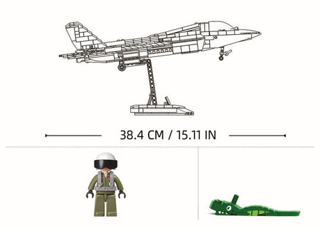 Sluban Lego - J-35S Stealth Aircraft Metal Coated Sluban