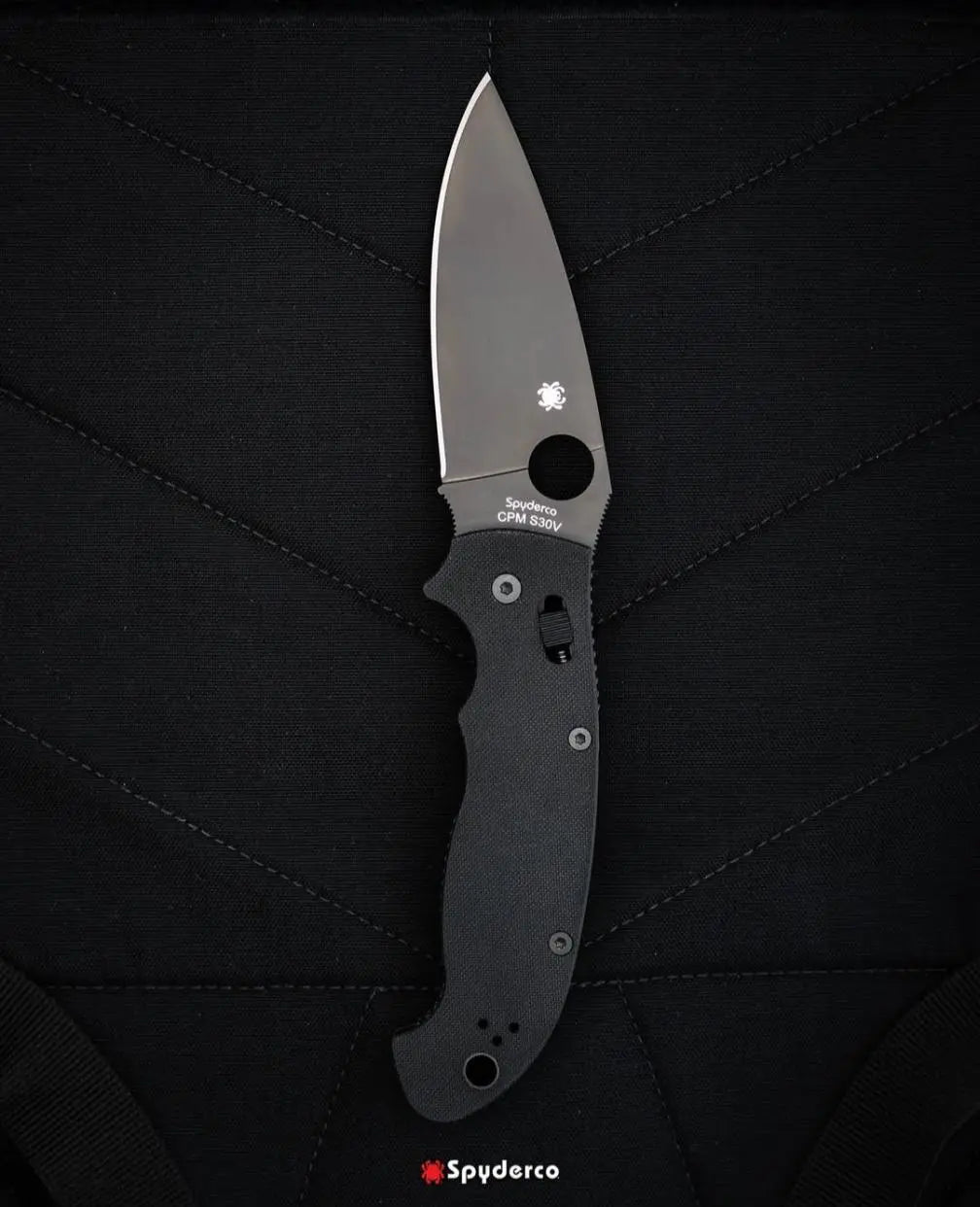 Spyderco Manix 2 Black Blade Spyderco