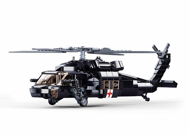 Sluban ModelBricks - Black Hawk