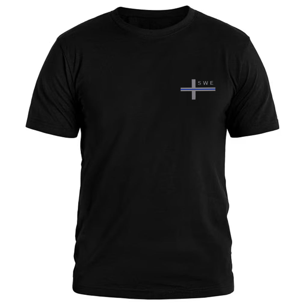 Brandit T-Shirt "Thin Blue Line" Brandit