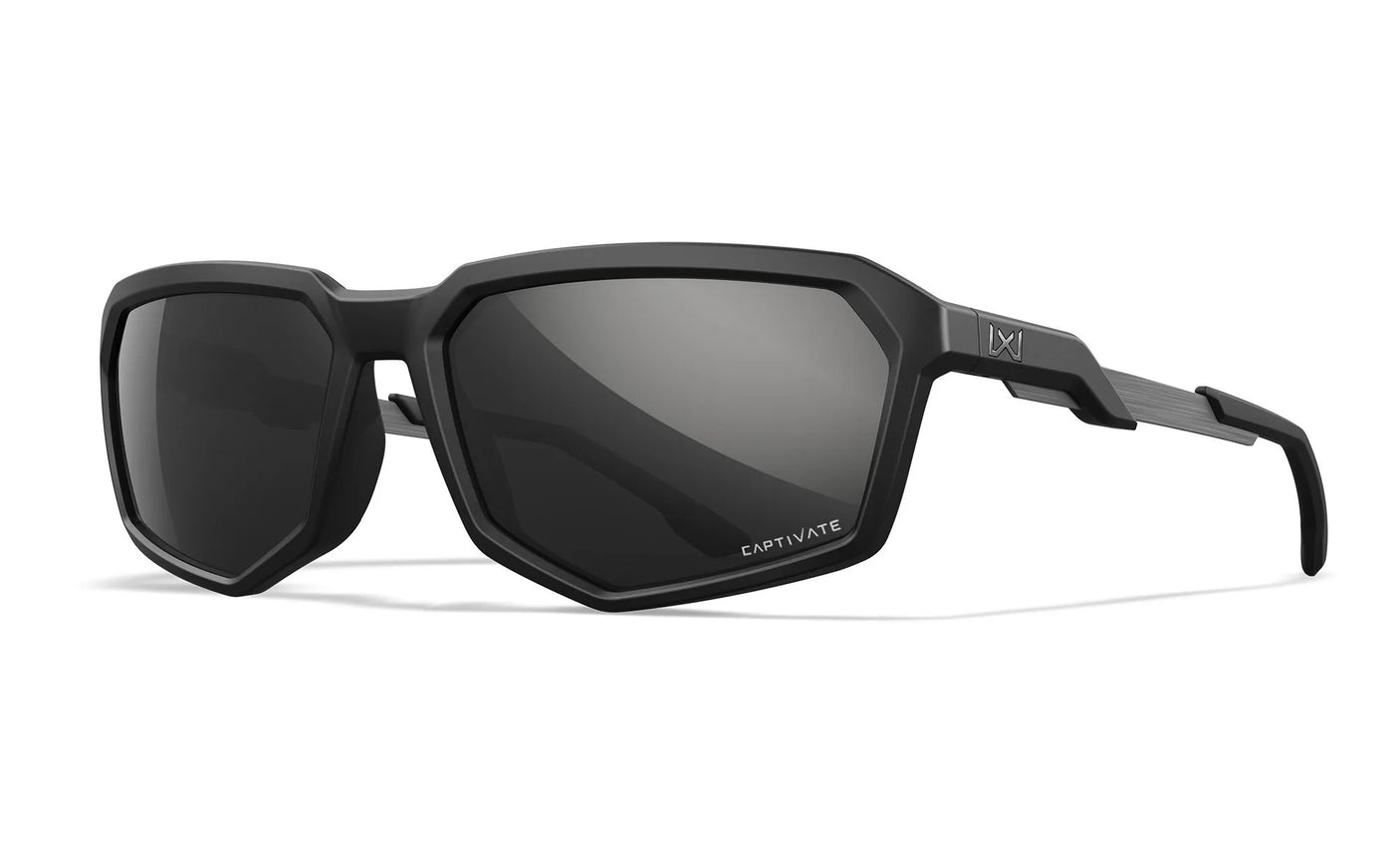 Wiley X WX Recon Captivate™ Polarized Black Mirror Wiley X